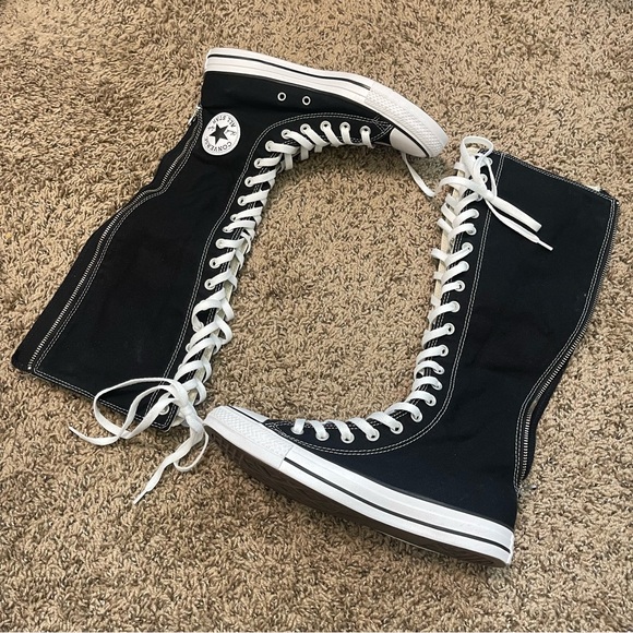 NIB Y2K Converse All-Star XXHI Unisex Vintage Knee High Boots W9.5/M7.5 - Picture 7 of 12